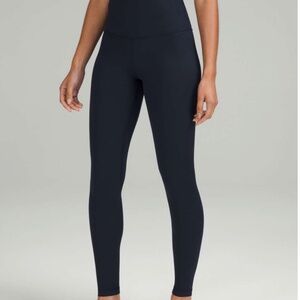 Lululemon Black Align Ribbed High-Rise Pant/Leggings 28" - Size 12